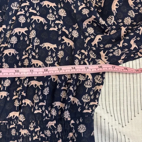 ‼️Sold‼️Boden Navy and Pink Animal Print Dress - Picture 13 of 14